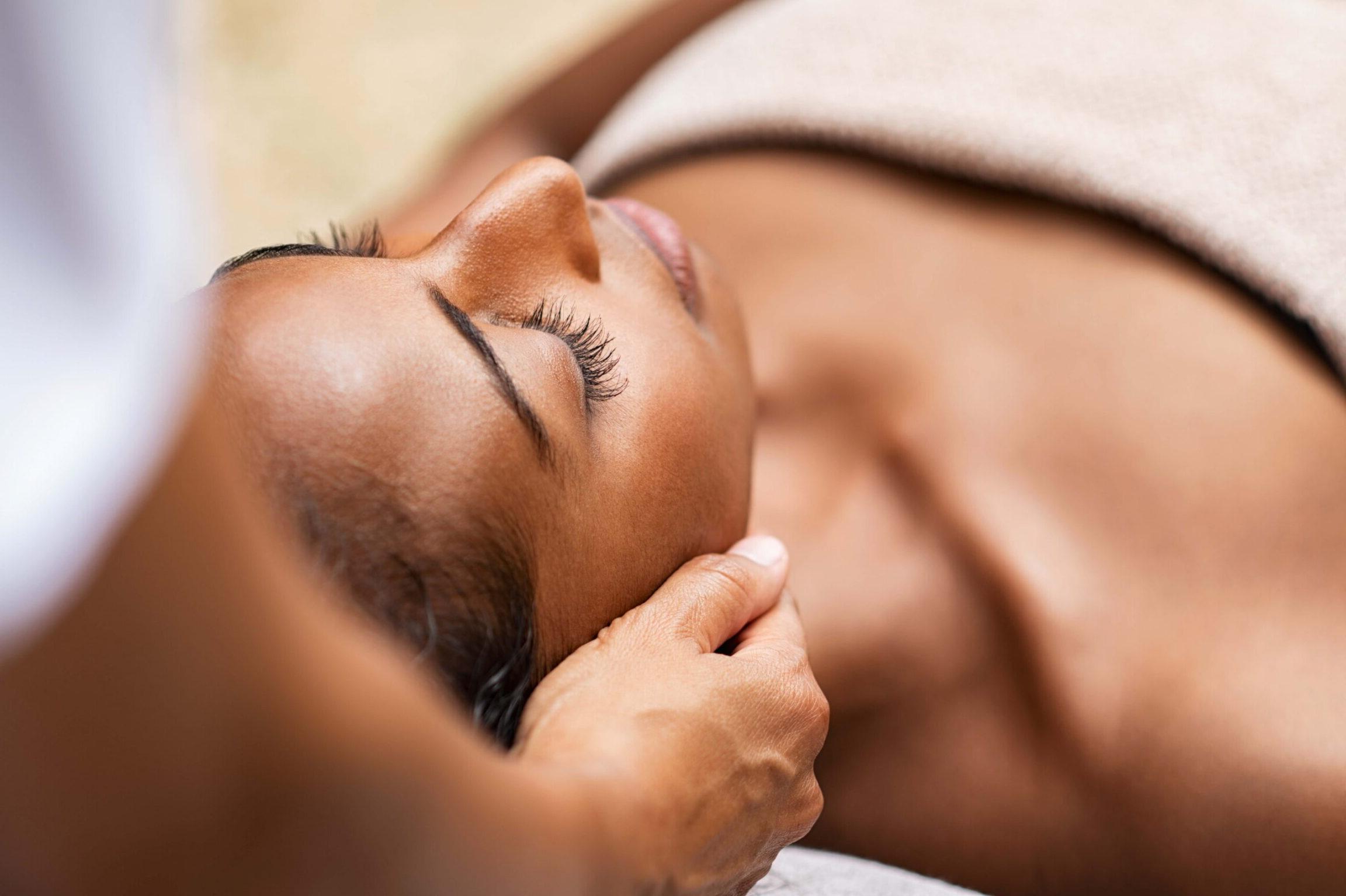 Patient undergoing a Donaldson medspa treatment